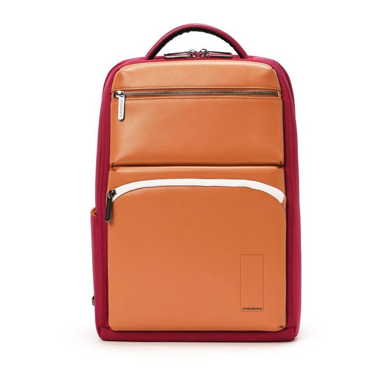 MOKOBARA Unisex Colourblocked Non-Padded Backpack