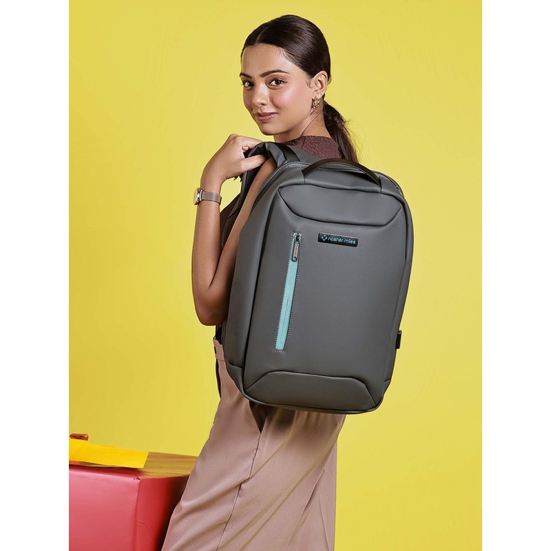 Nasher Miles Staten 22L Polyester Laptop Backpack with Number Lock & USB charging