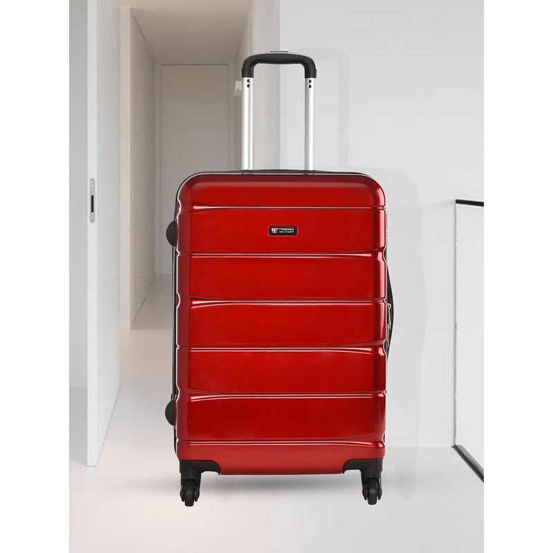 SWISS MILITARY Water Resistant Hard-Sided Trolley Suitcase