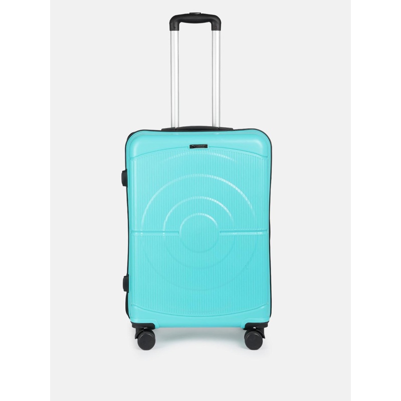 Teakwood Leathers Concentrix 360-Degree Rotation Textured Trolley Bag – 57L