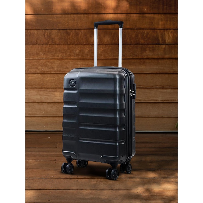 VIP Textured Hard-Sided Trolley Suitcase