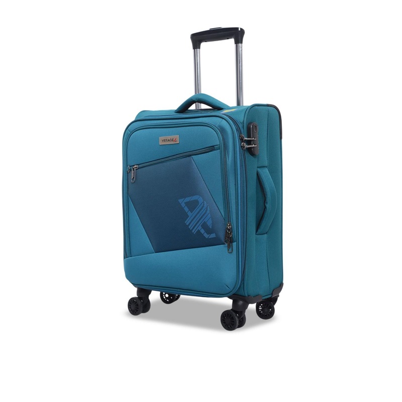 ACEPACK Unisex Printed Soft-Sided Cabin Trolley Bag