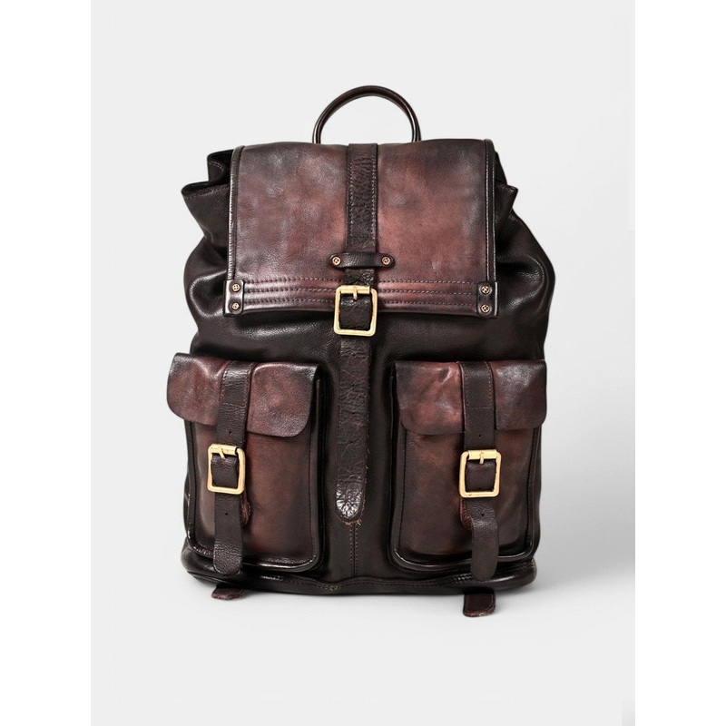 ART N VINTAGE Men Leather  Backpack