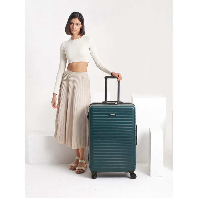 Assembly Textured 360 Degree Rotation Hard Large-Sized Trolley Bag 85L