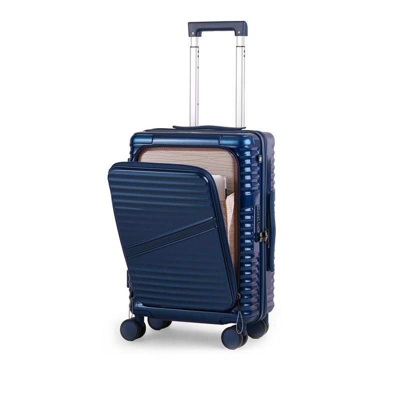 Assembly Unisex Textured Hard-Sided Cabin Trolley Bag