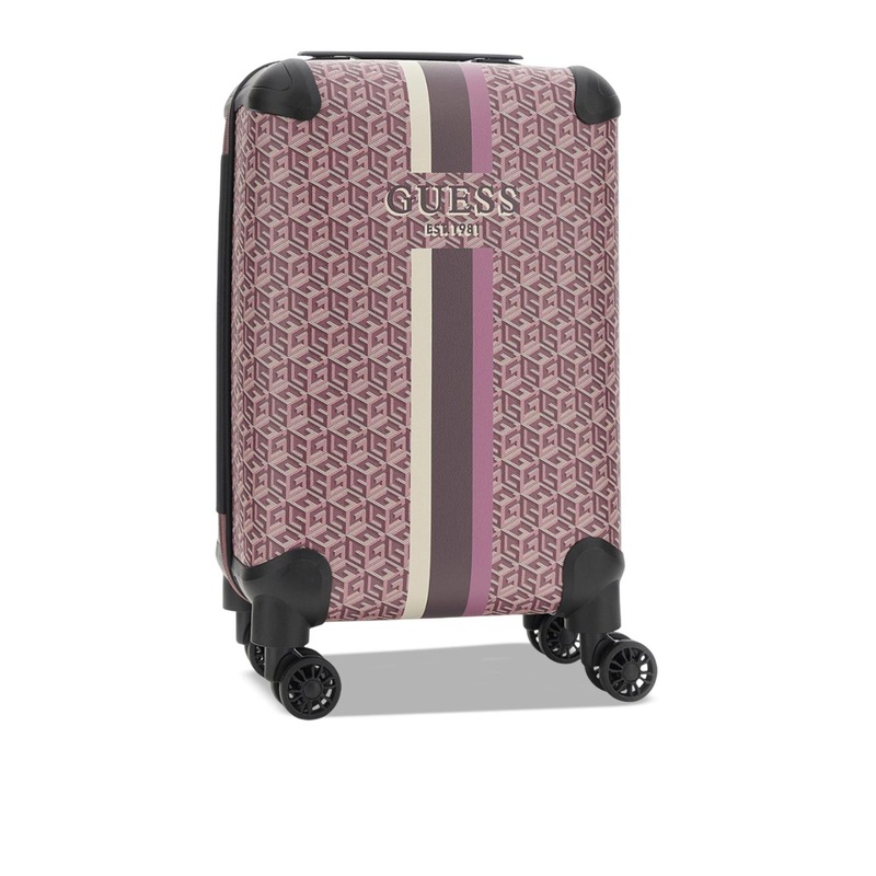 GUESS Women Printed Hard-Sided Cabin Trolley Bag