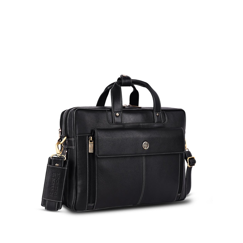 HAMMONDS FLYCATCHER Men Leather Laptop Bag with Padded Laptop Slot