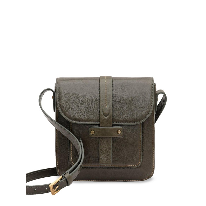 Hidesign Leather Oversized Structured Sling Bag
