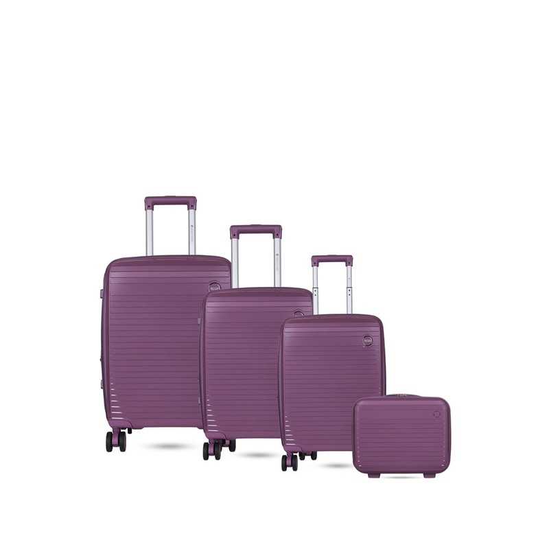 Polo Class Set Of 3 Hard-Sided Large , Medium & Cabin Trolley Bag