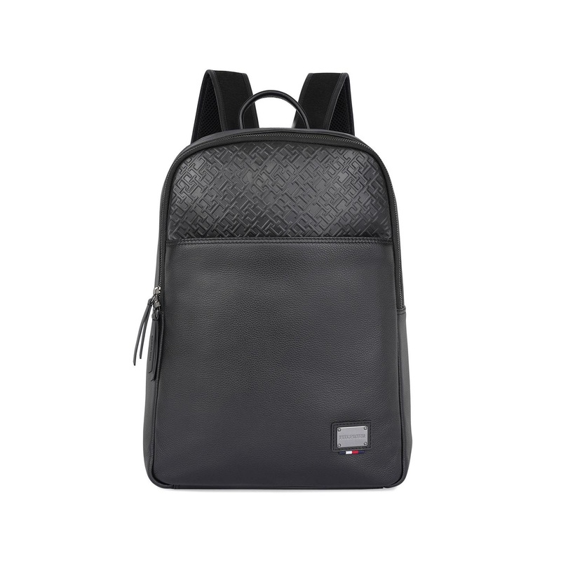 Tommy Hilfiger Unisex Leather Hackney Backpack
