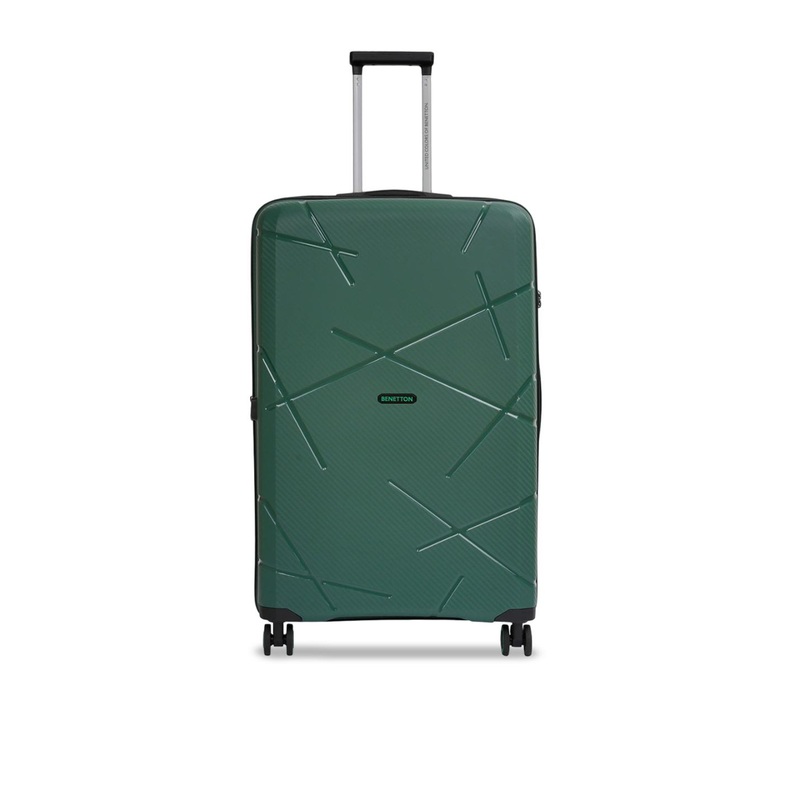 United Colors of Benetton Textured Hard-Sided Large Check-In Trolley Suitcase – 125 L