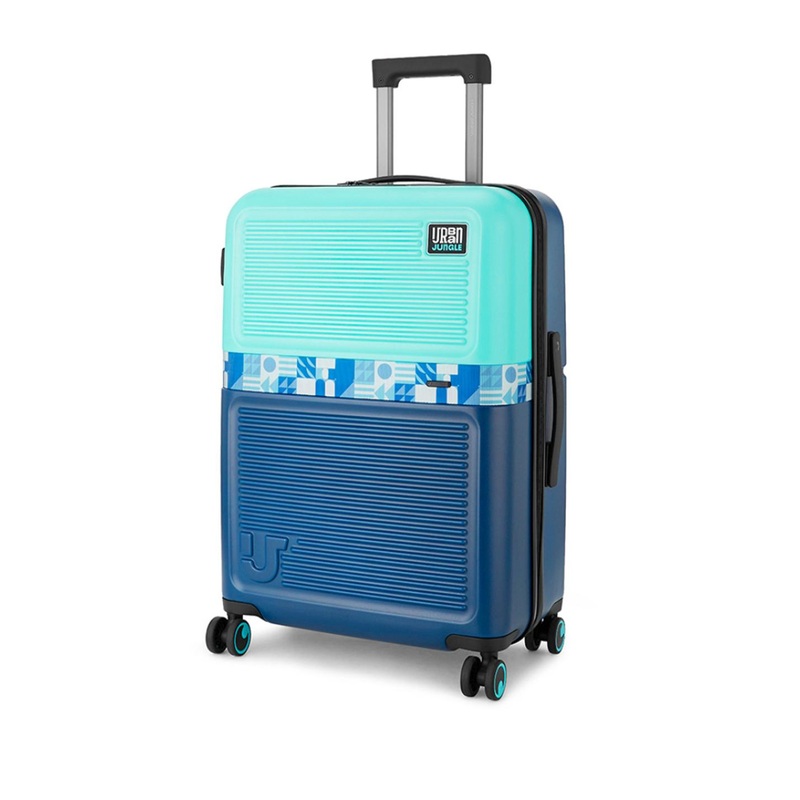 Urban Jungle by Safari Pool Blue Hardside Trolley Medium Polycarboante Suitcase