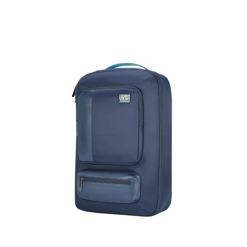 Urban Jungle By Safari Unisex Water Resistant Blue Laptop Backpack 28 Liters