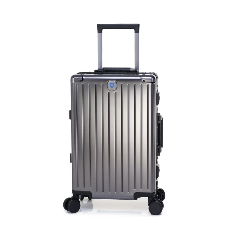 VERAGE Defender Striped Hard-Sided Cabin Trolley Bag