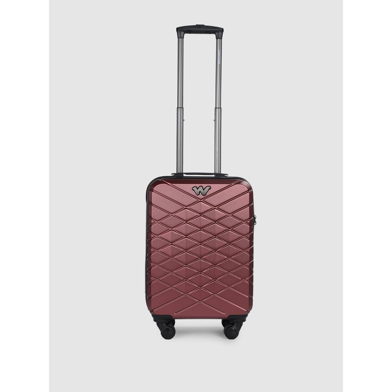 Wildcraft Unisex Maroon Textured Hard Sided Saiph Cabin Trolley Bag