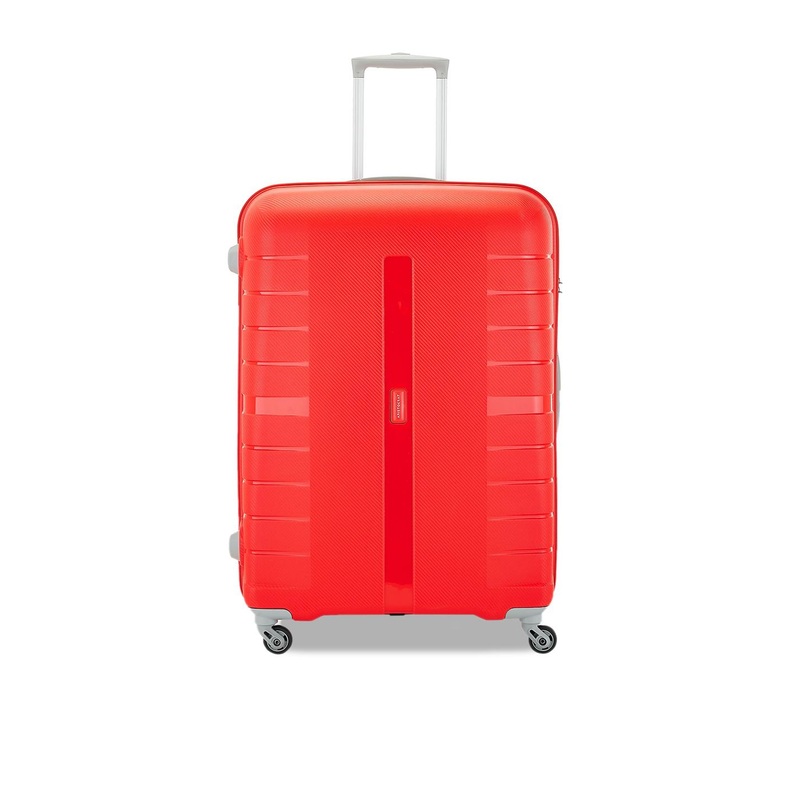 Aristocrat Textured Hard Sided Large Trolley Bag