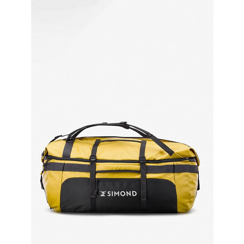 Decathlon FORCLAZ – Unisex Yellow Expandable 80-120L Travel Duffle Bag