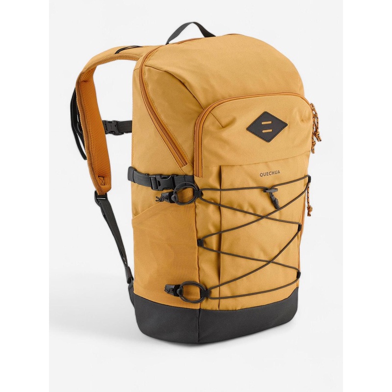Decathlon QUECHUA – 20L Yellow Cushioned Strap Hiking Backpack