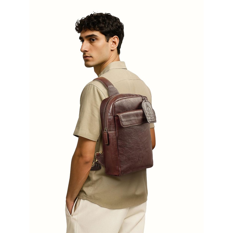 Hidesign Leather One Handle Messenger Bag