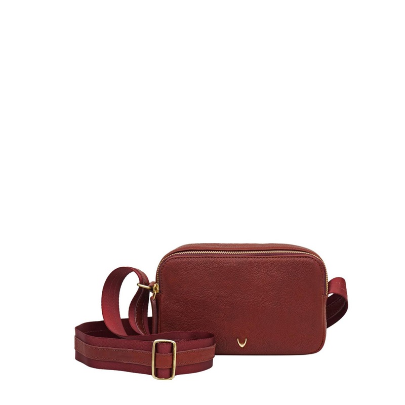 Hidesign Textured Leather Structured Sling Bag