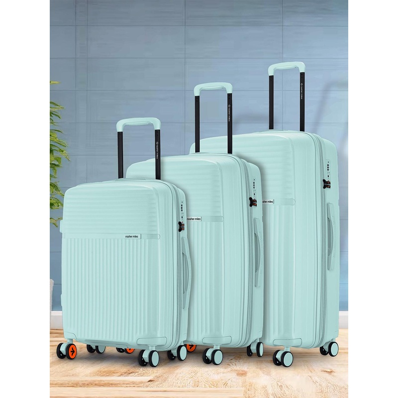 Krabi Expander TSA Lock Polypropylene Small-Medium-Large Cool Trolley Bags 55-65-75 cm