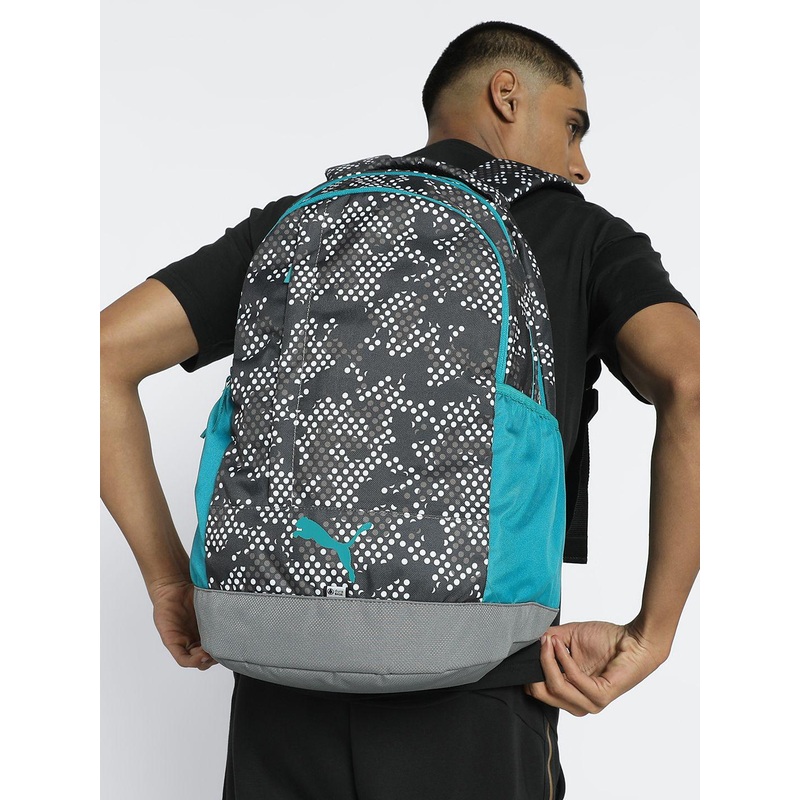 Puma Unisex Geometric Printed Backpack