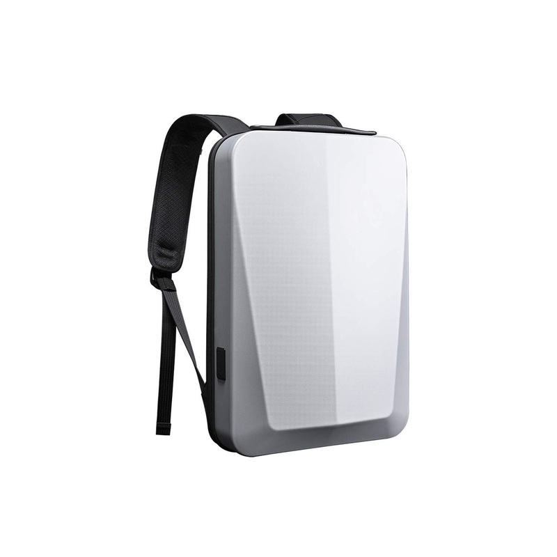 Red Lemon Hard Ironlook Briefcase Laptop Bag Backpack with USB Charging Backpack