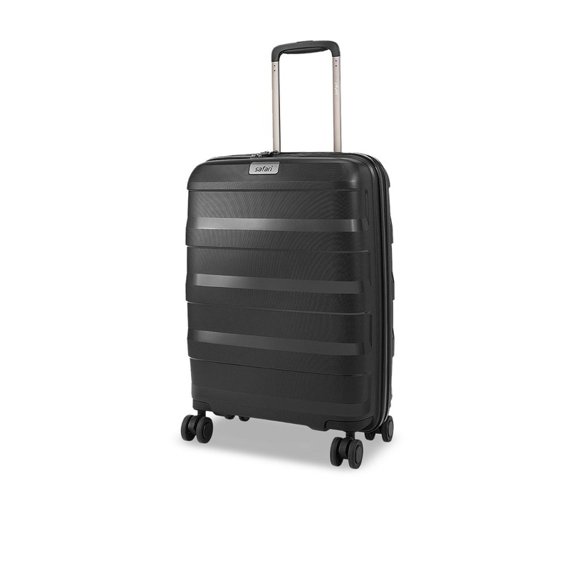 Safari Select Aeroglide Black Premium Lightweight with TSA Lock Cabin Trolley Bag 55 Cm