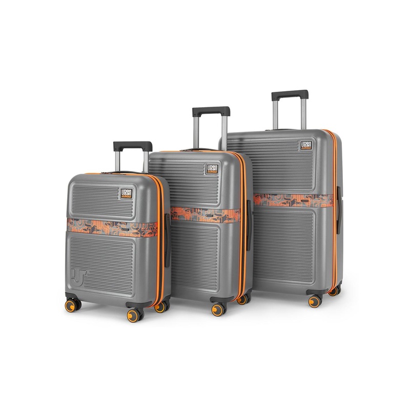 Urban Jungle By Safari Set of 3 Hardside Trolley Polycarboante Suitcase