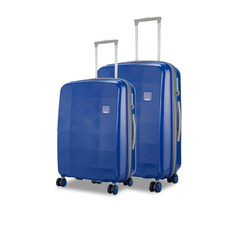 VIP Pixel Set Of 2 Hard-Sided Suitcases Trolley Bag