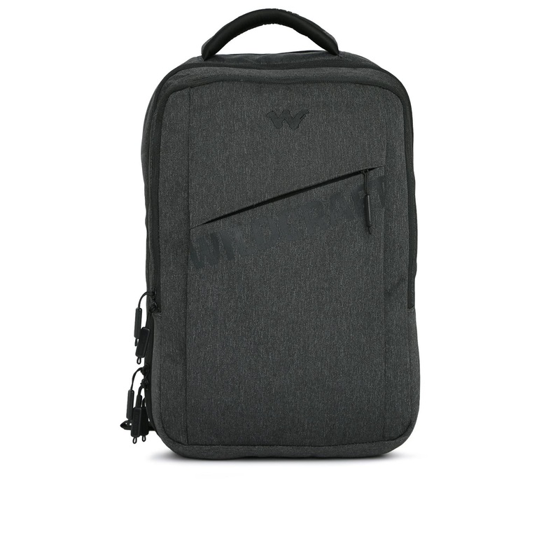 Wildcraft Unisex Charcoal Grey Brand Logo Adept Backpack