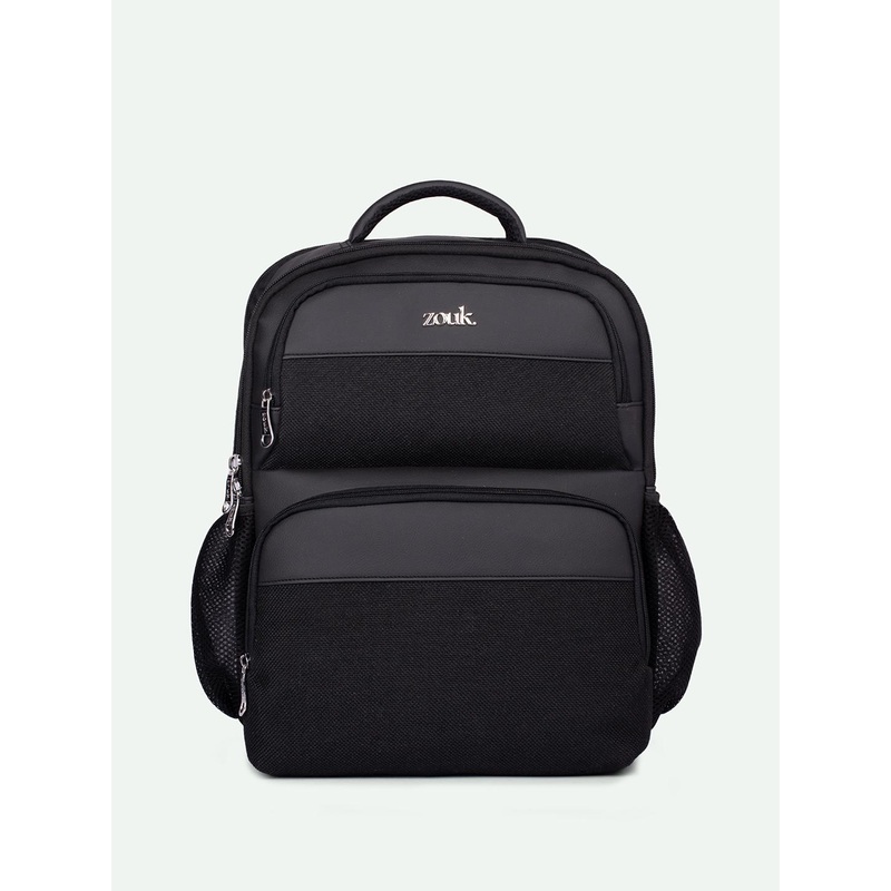 ZOUK Jet Unisex Padded Vegan Leather Backpack-Up to 16 inch
