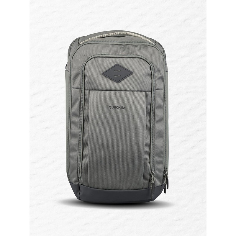 Decathlon  Olive Green 23L Travel Backpack With Padded Shoulder & Back