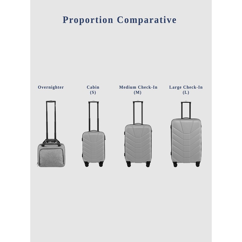 GUESS Striped Hard-Sided Medium Trolley Suitcase