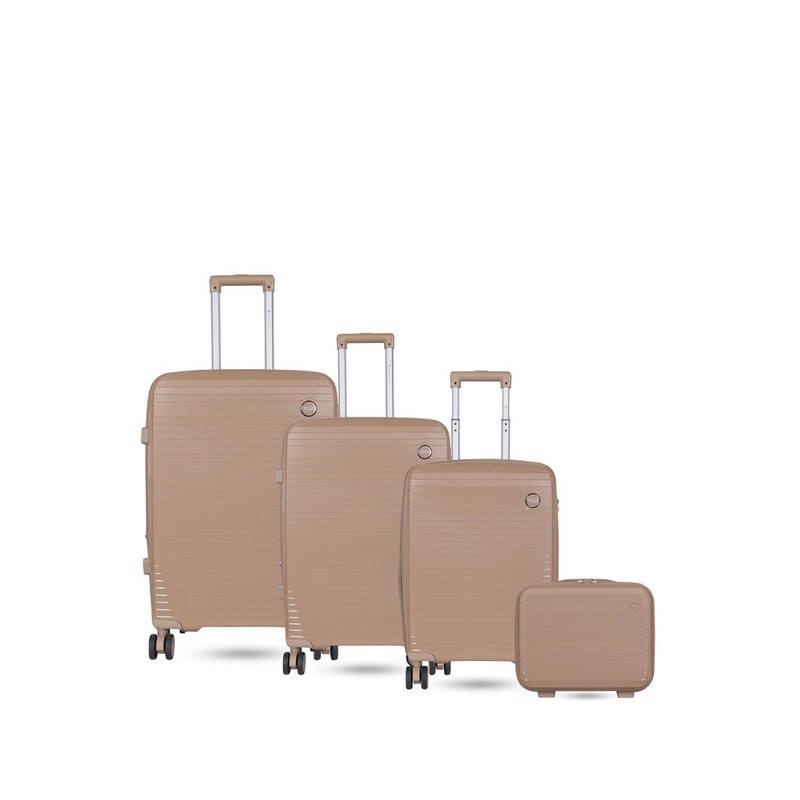 Polo Class Set Of 3 Hard-Sided Large & Medium Cabin Trolley Bag