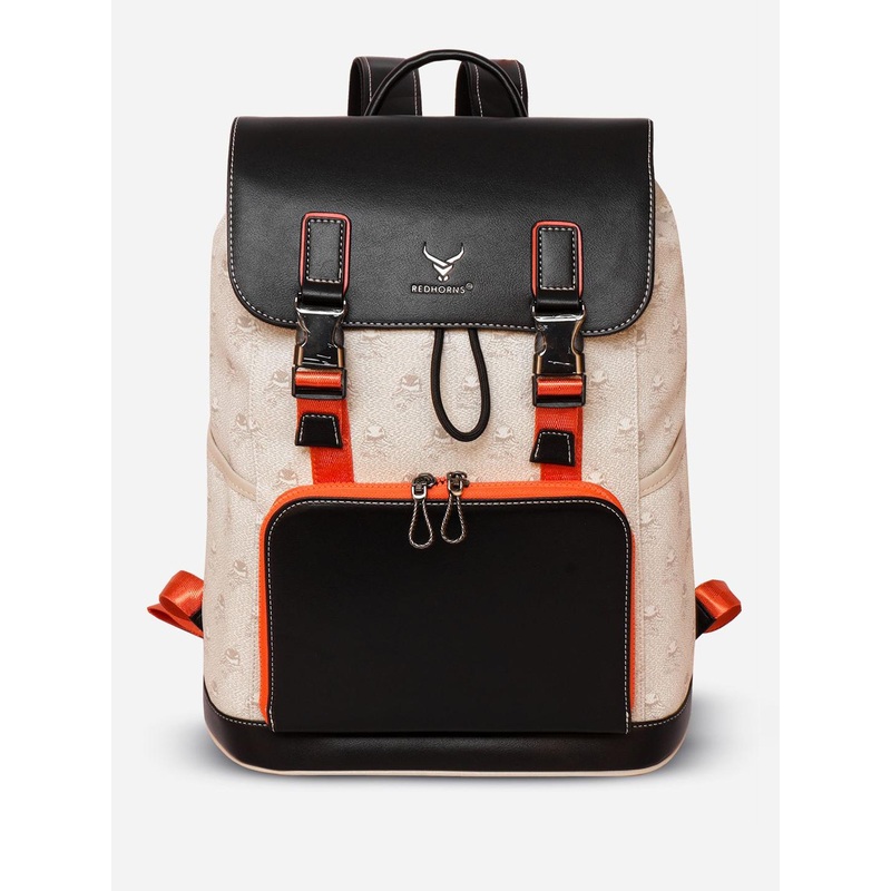 REDHORNS Unisex Colourblocked Detail Backpack