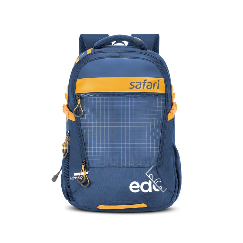 Safari Unisex Brand Logo Backpack with Compression Straps