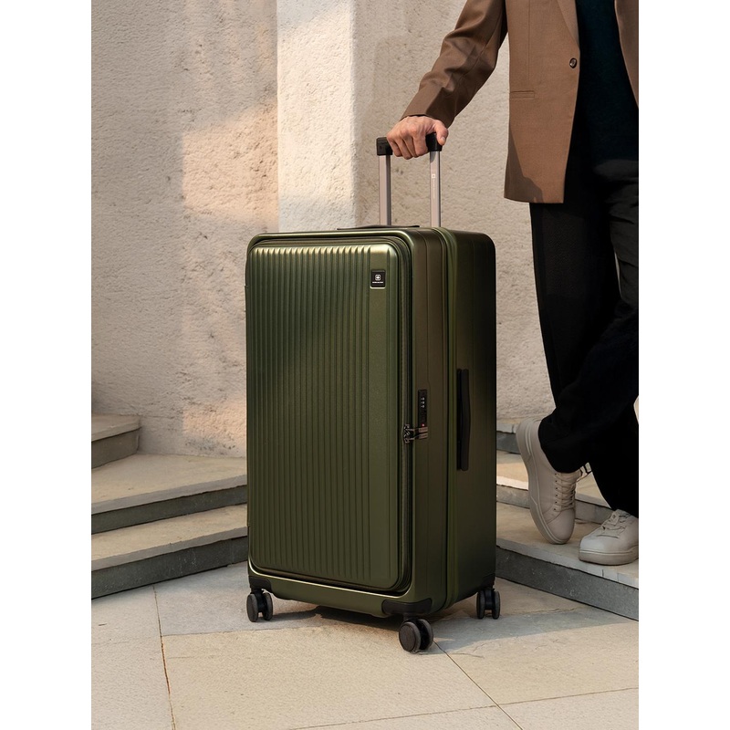 SWISS MILITARY Jade Hard Textured Hard Sided Large Trolley Bags