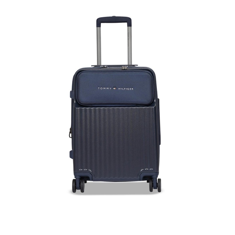 Tommy Hilfiger Pittsburg Textured Hard-Sided Small Trolley Bag