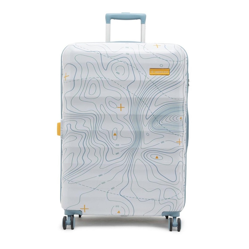 uppercase Unisex Hard Sided Trolly Suitcase