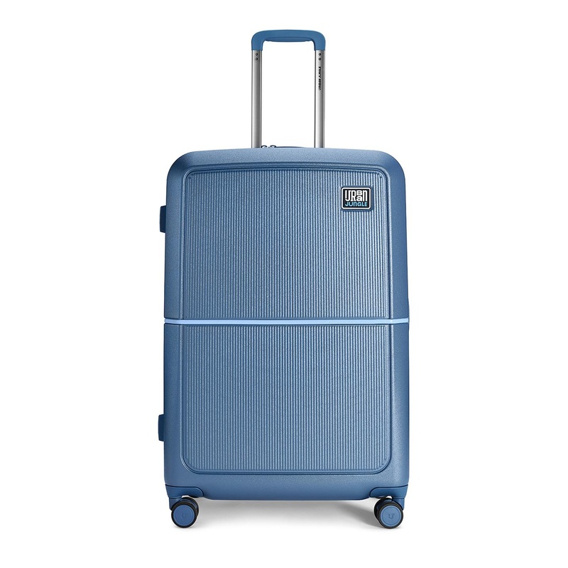 Urban Jungle By Safari Blue Hardside Trolley Medium Polycarboante Suitcase