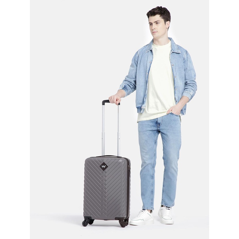 Wildcraft Textured Hard-Sided Citron Cabin Trolley Bag