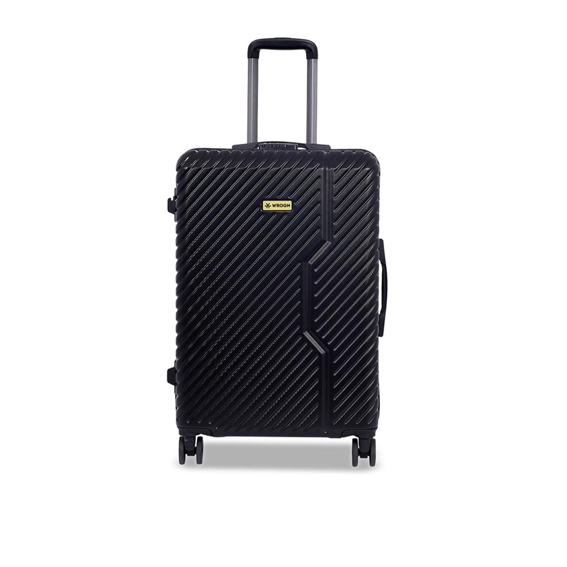 WROGN Polycarbonate Hard- Sided Trolley Bag