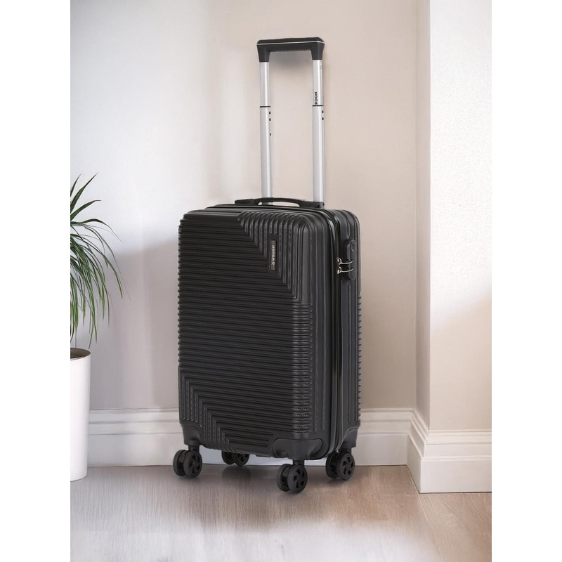 WROGN Textured Hard-Sided Cabin Trolley Suitcase 35L