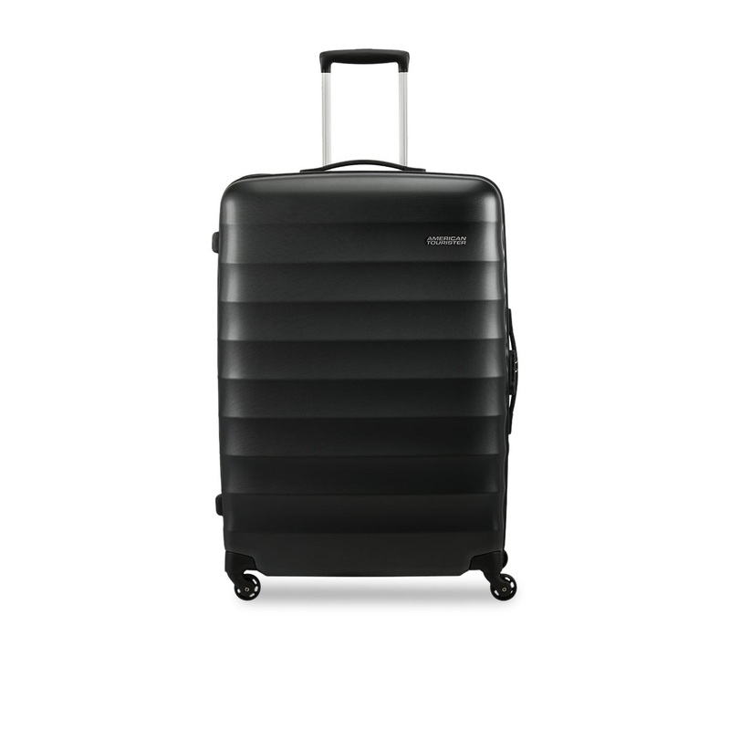 AMERICAN TOURISTER Unisex Grey Solid Hard-Sided Barcelona Large Trolley Suitcase