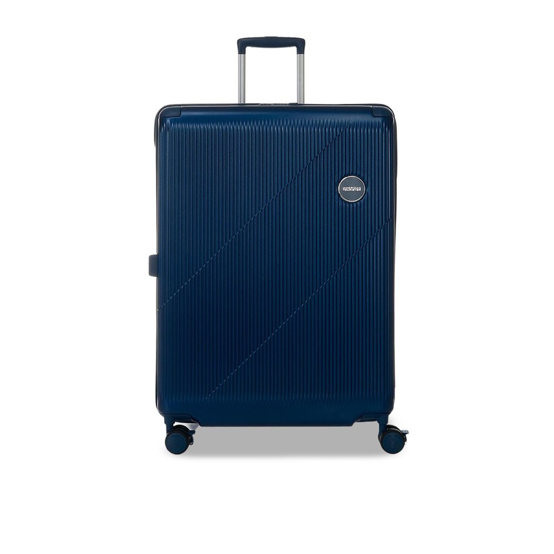 AMERICAN TOURISTER Unisex Textured Hard-Sided Medium Trolley Bag
