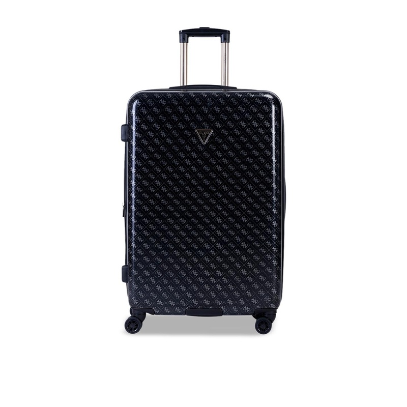 GUESS Printed Hard-Sided Medium Trolley Suitcase