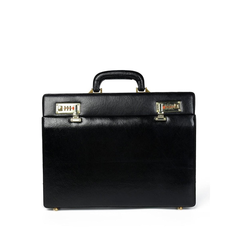MaheTri Unisex Black Office Suitcase Briefcase