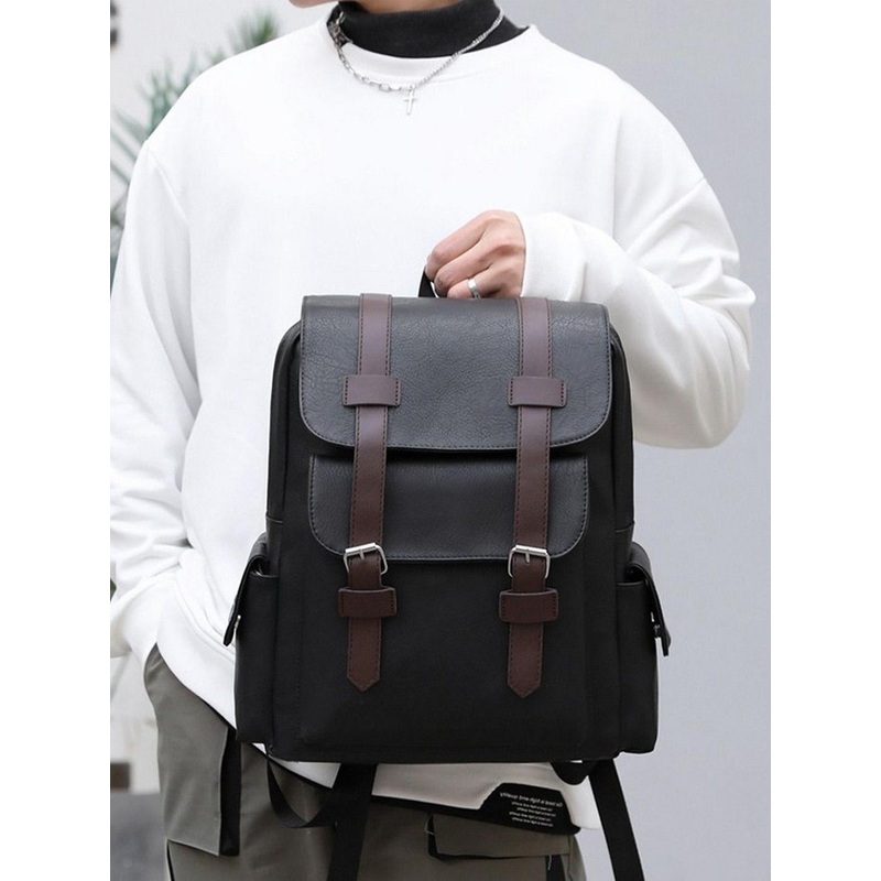 Mast & Harbour Men Textured Lightweight Regular Backpack