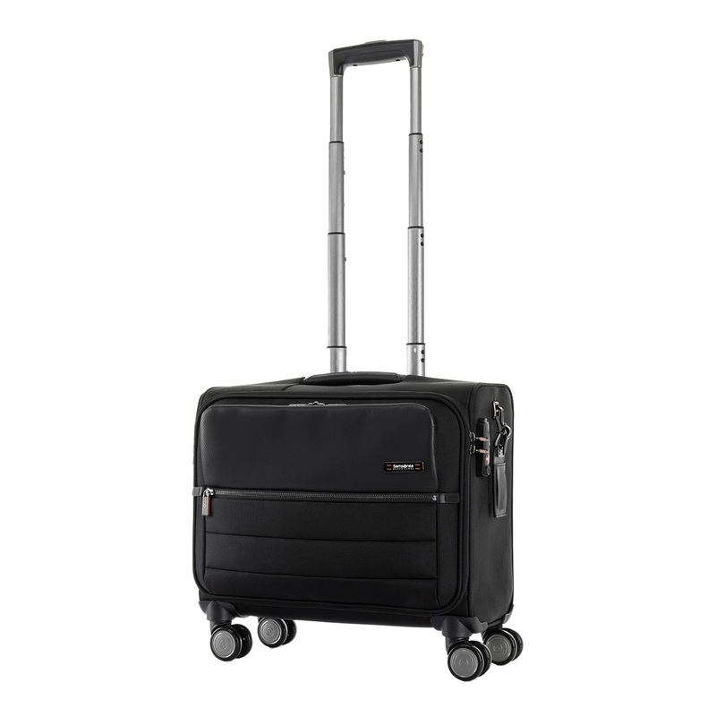 Samsonite Veron II Black Solid Cabin Trolley Bag